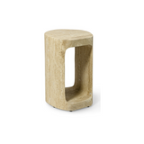 Bianca Travertine Side Table