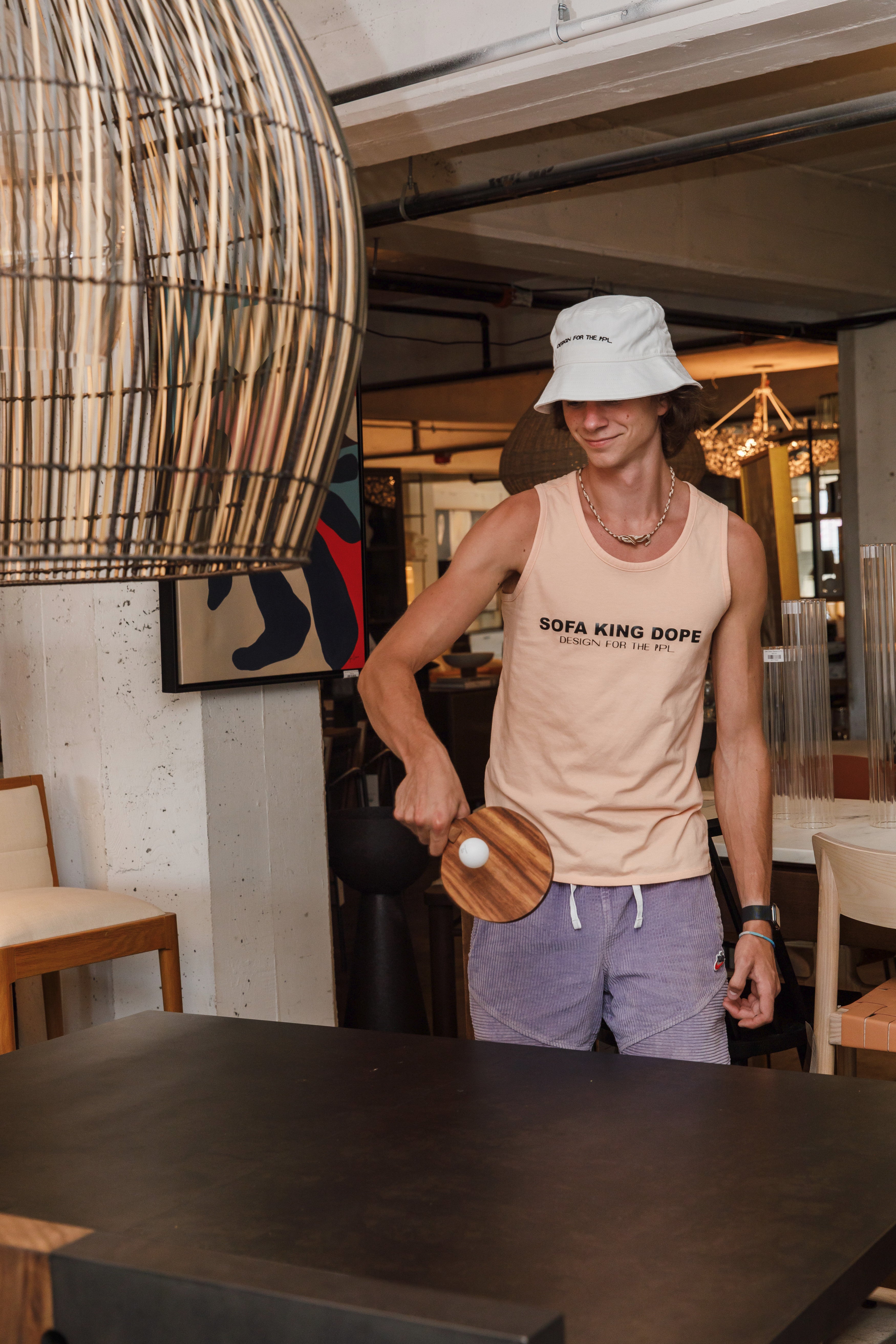 eli caruso, playing ping-pong