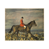 Major T. Bouch and the Belvoir Hounds (57x47)