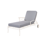 The Al Fresco Sun Lounger - Antique White Frame