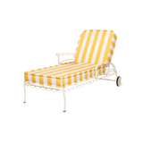 The Al Fresco Sun Lounger - Antique White Frame