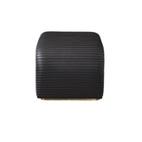 Cade Stool - Graphite Leather