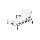 The Al Fresco Sun Lounger - Vintage Black Frame