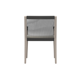 Sherwood Outdoor Dining Armchair, Weathered Grey