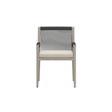 Sherwood Outdoor Dining Armchair, Weathered Grey