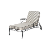 The Al Fresco Sun Lounger - Vintage Black Frame