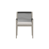 Sherwood Outdoor Dining Armchair, Weathered Grey