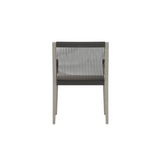 Sherwood Outdoor Dining Armchair, Weathered Grey