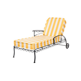 The Al Fresco Sun Lounger - Vintage Black Frame