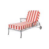 The Al Fresco Sun Lounger - Vintage Black Frame