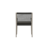 Sherwood Outdoor Dining Armchair, Weathered Grey