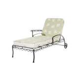 The Al Fresco Sun Lounger - Vintage Black Frame