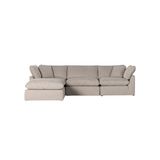 Stevie 3 Piece Sectional with Ottoman