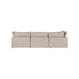 Stevie 3 Piece Sectional with Ottoman