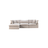 Stevie 3 Piece Sectional with Ottoman