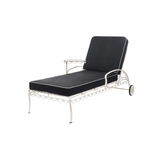 The Al Fresco Sun Lounger - Antique White Frame