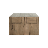 Bristol Solid Wood Rectangle Coffee Table - Cafe Brown