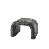 Cade Stool - Graphite Leather