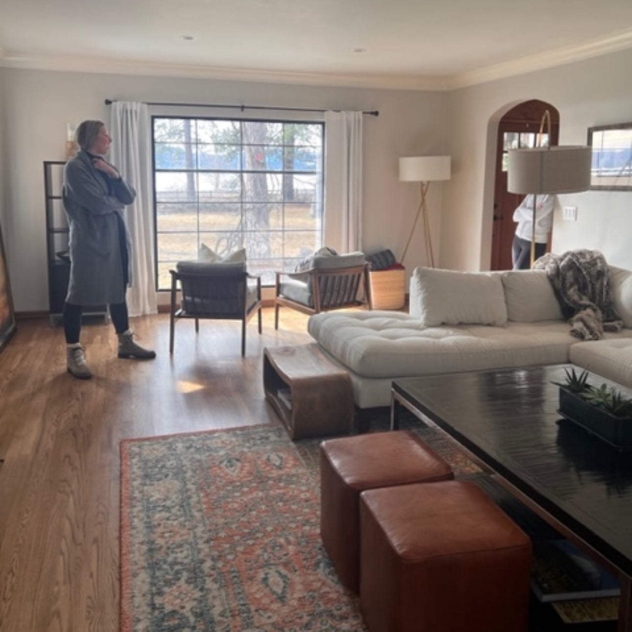 a messy space before day with a designer