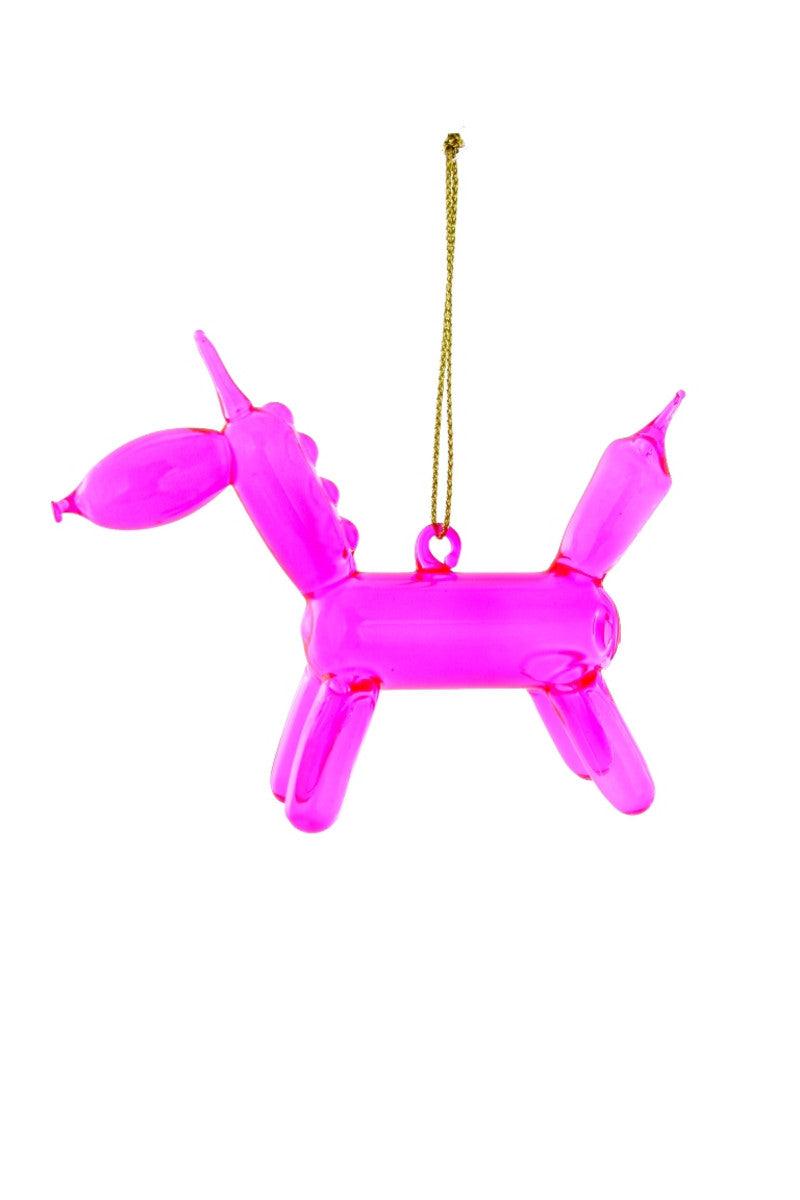Pink Balloon Unicorn Ornament | Design for the PPL