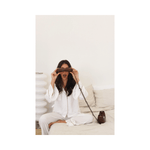 Bamboo PJ Set White with Brown Piping | Design for the PPL