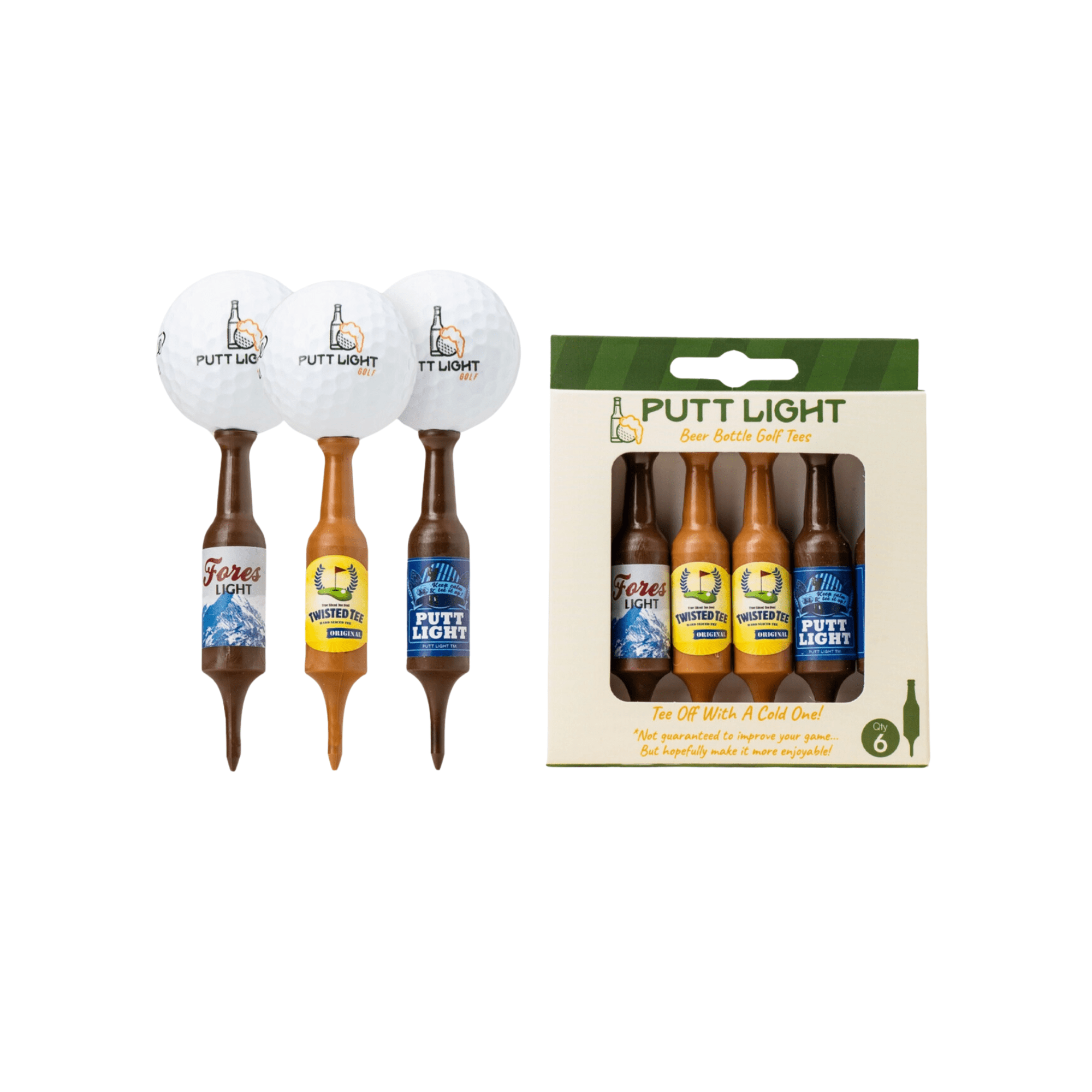 Beer Bottle Golf Tees | Design for the PPL