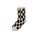 Black Checkered Cozy Socks | Design for the PPL