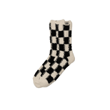 Black Checkered Cozy Socks | Design for the PPL