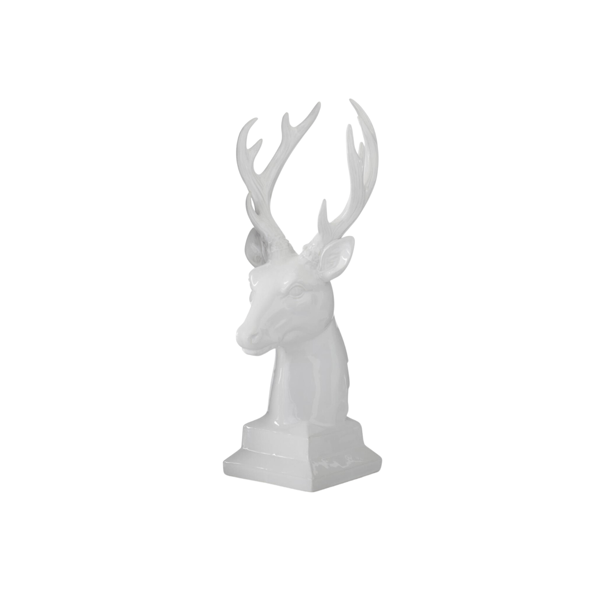 Ceramic White Deer Bust | Design for the PPL