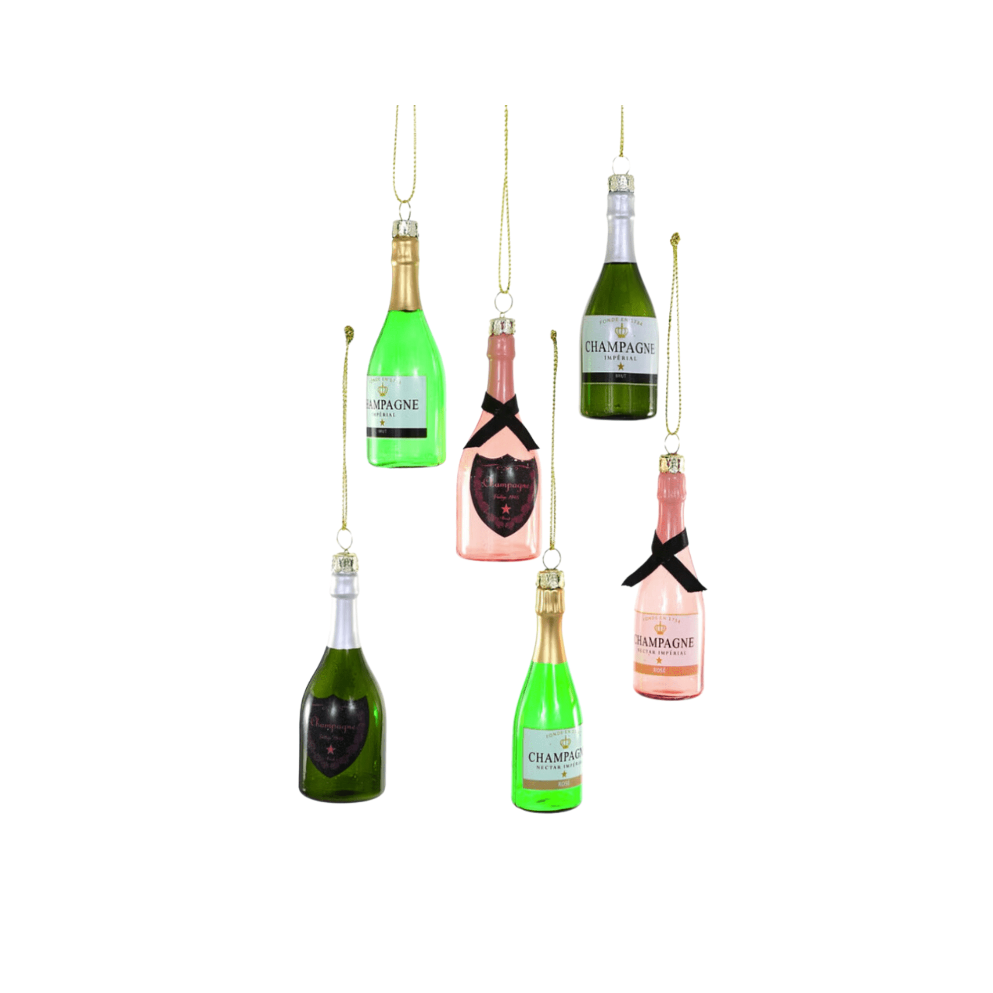 Champagne Bottle Ornament | Design for the PPL