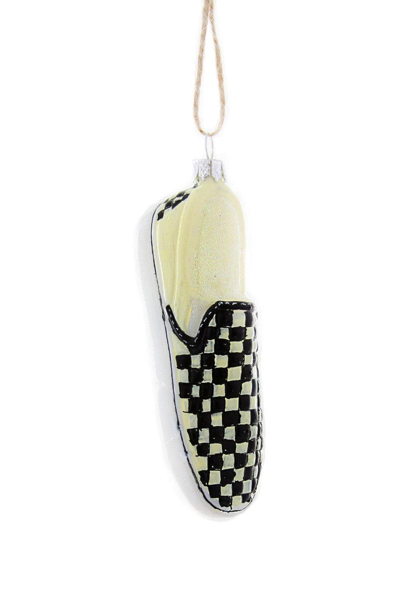 Checkered Shoe Ornament | Design for the PPL