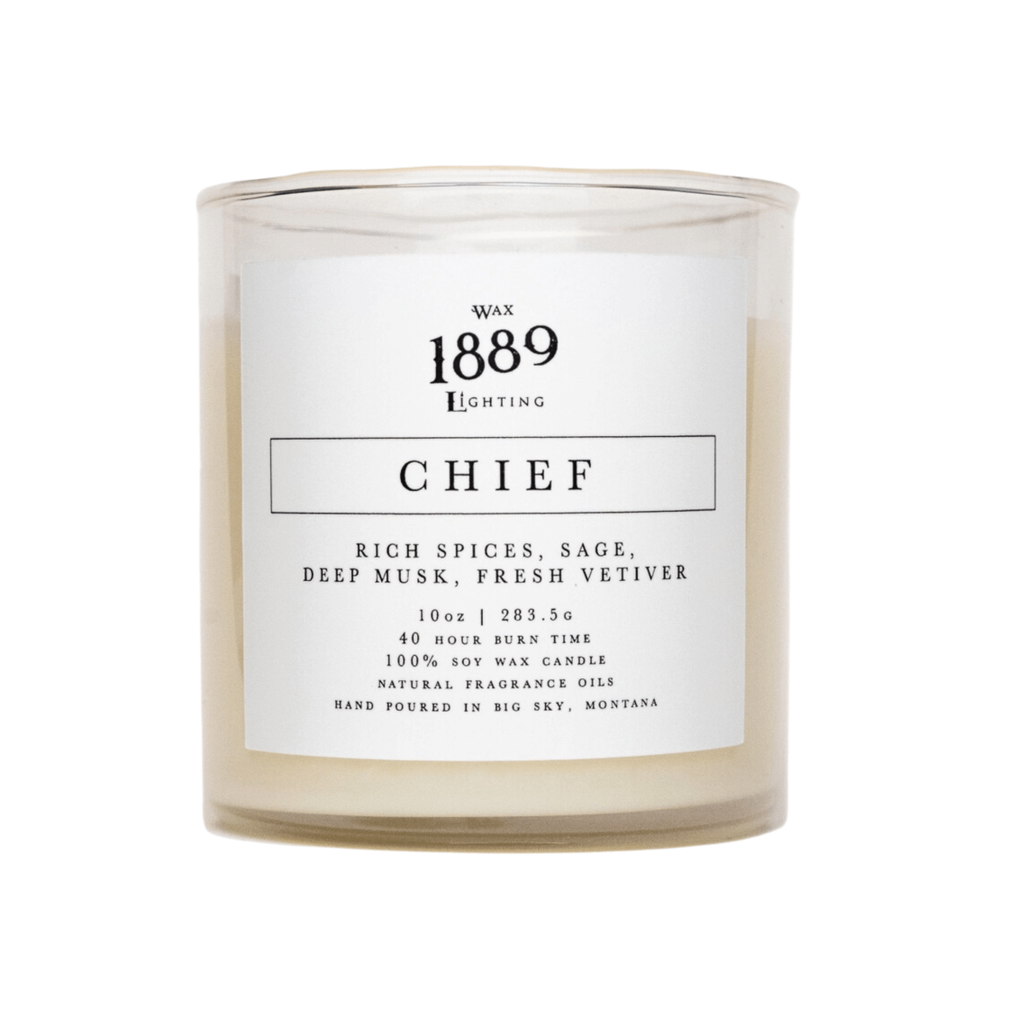 Chief Candle 10oz | Design for the PPL