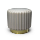 Dentelles GREY speaker USB recharge gold base | 12,5 cm x 13,5 cm | Design for the PPL