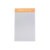 Doing My Best Notepad | Design for the PPL