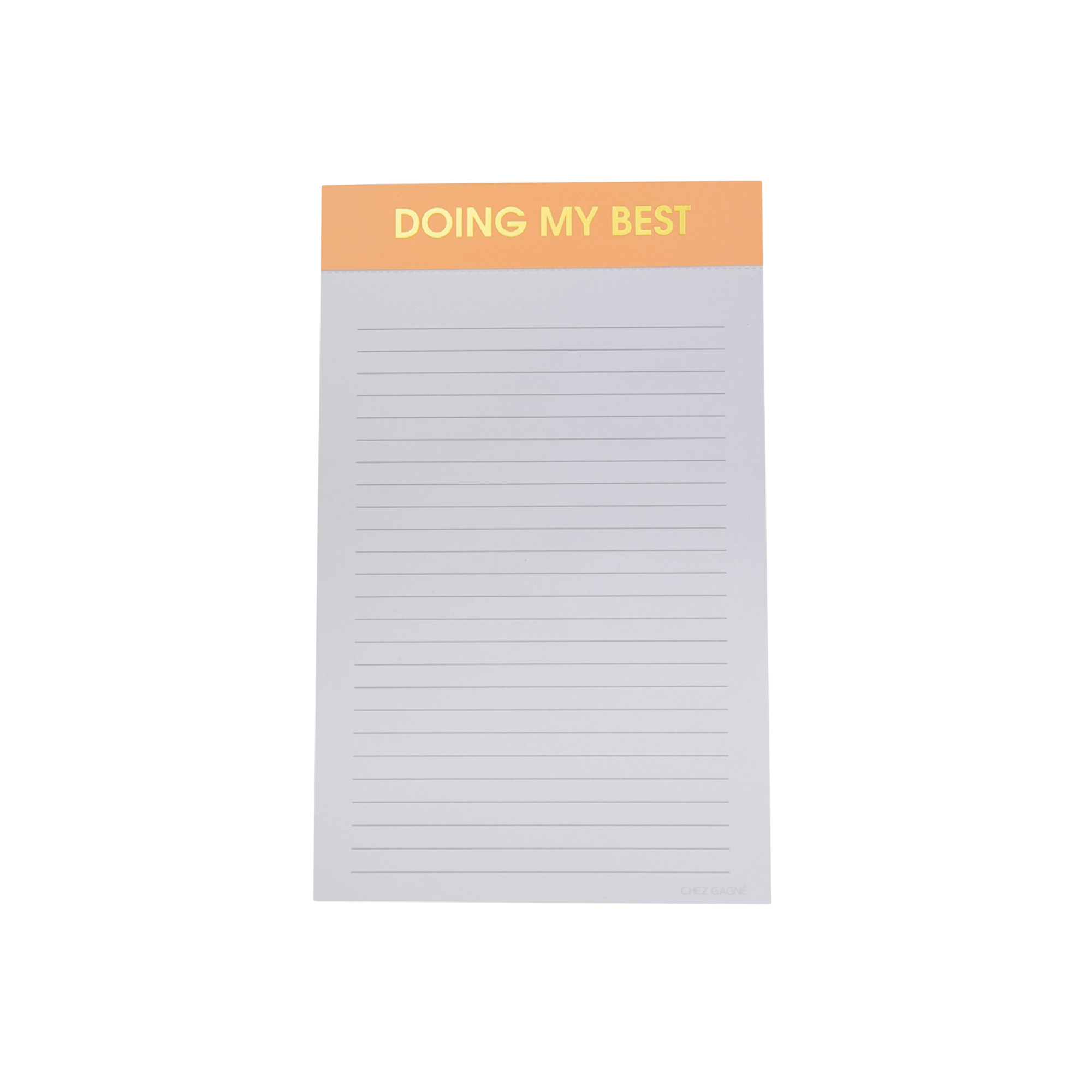 Doing My Best Notepad | Design for the PPL