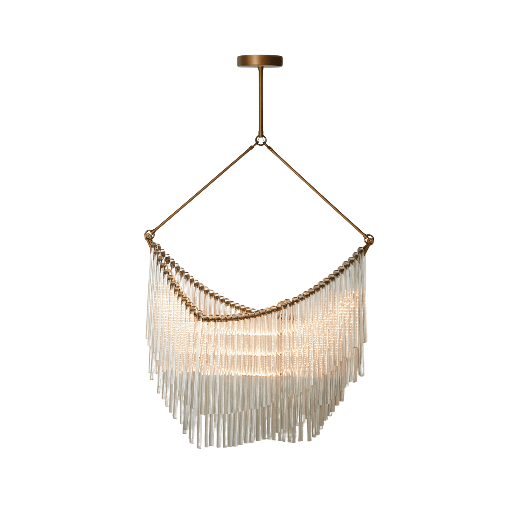 Draped Glass Chandelier | Design for the PPL