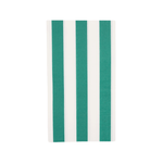 Emerald Green Cabana Stripe Party Napkins | Design for the PPL