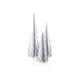 Grey Checkered Glass Tree S/3 | Design for the PPL