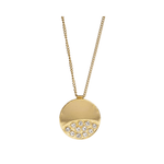 Ladies' Golf Ball Marker Necklace with Half Moon Marker | Design for the PPL
