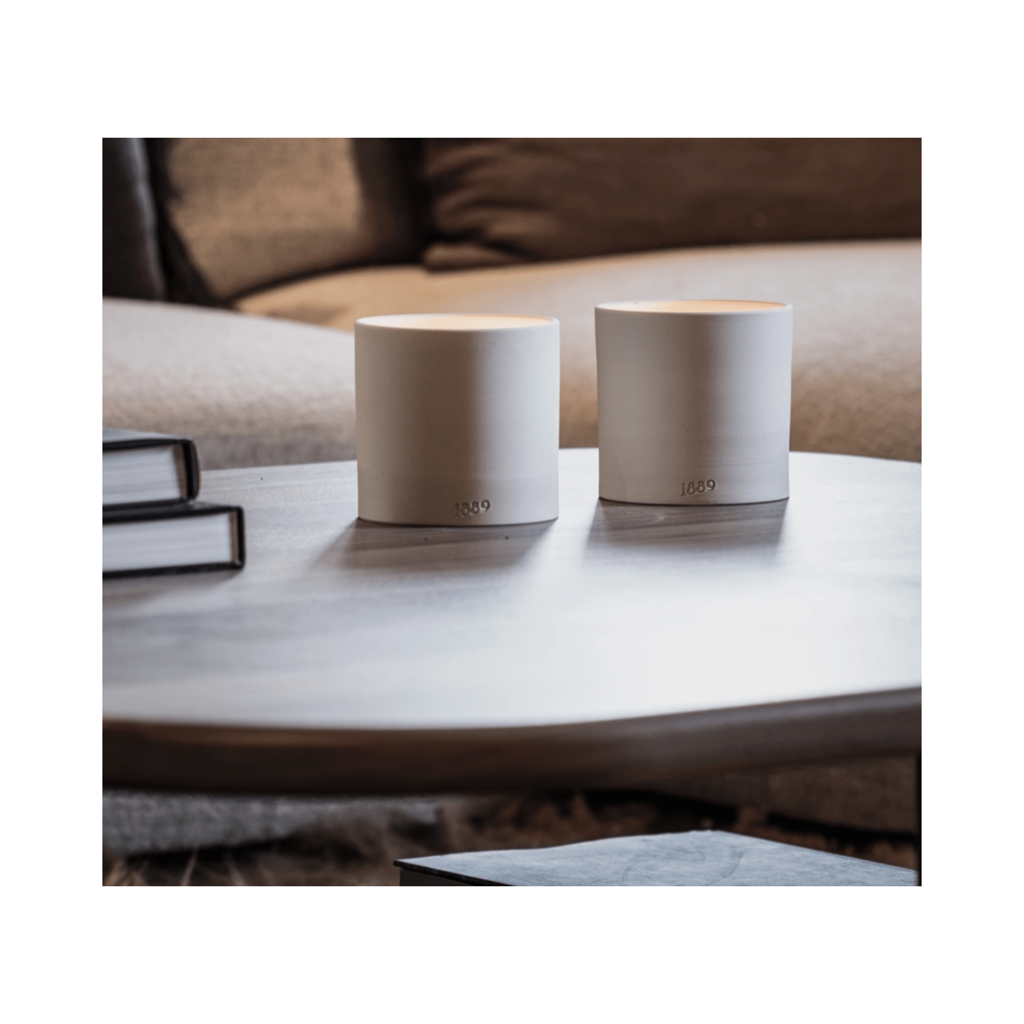 Madam White Ceramic Candle 32oz | Design for the PPL