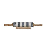 Marble Striped Rolling Pin & Stand | Design for the PPL