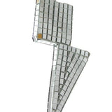 MIRRORED LIGHTNING BOLT - SILVER | Design for the PPL