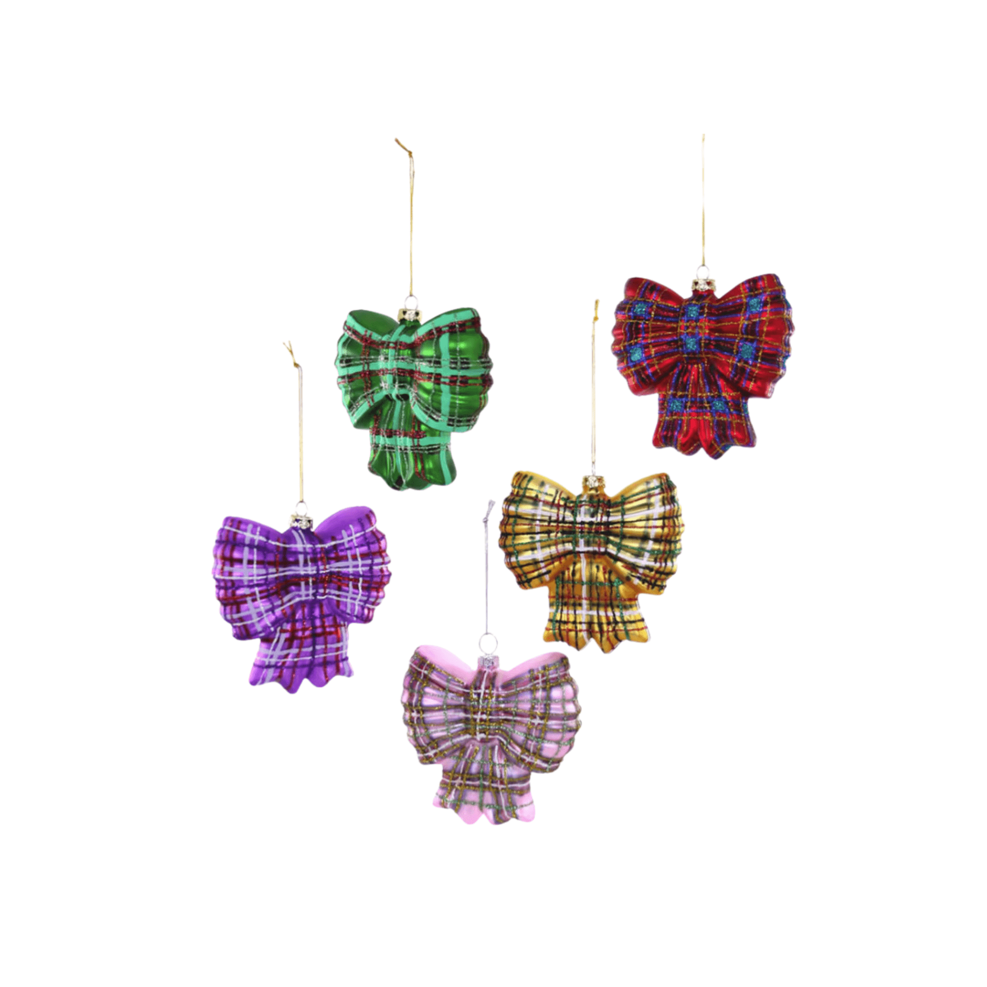 Plaid Bow Ornament | Design for the PPL