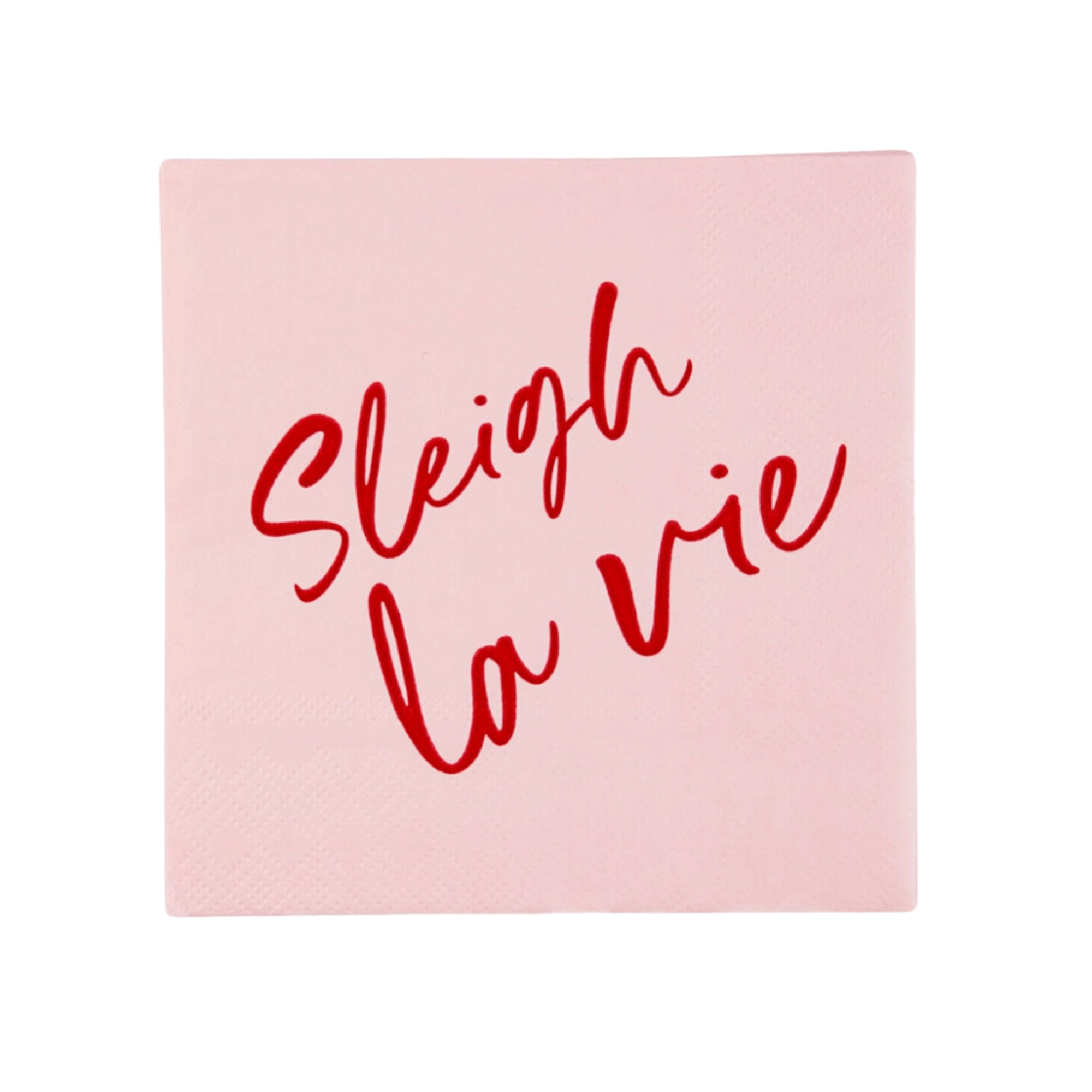 Sleigh La Vie Cocktail Napkins | Design for the PPL