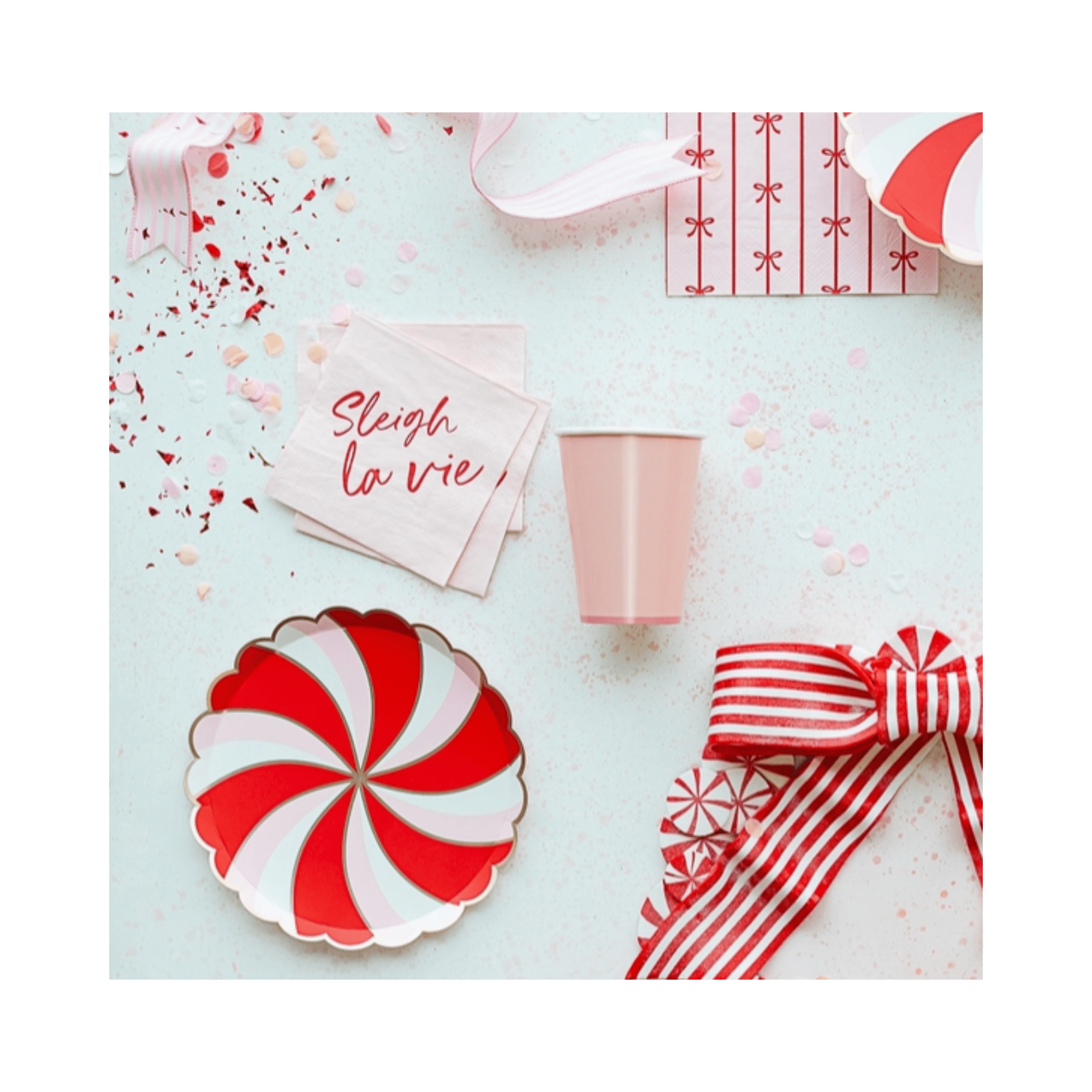 Sleigh La Vie Cocktail Napkins | Design for the PPL