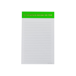 To Complete Before Tee Time Notepad | Design for the PPL