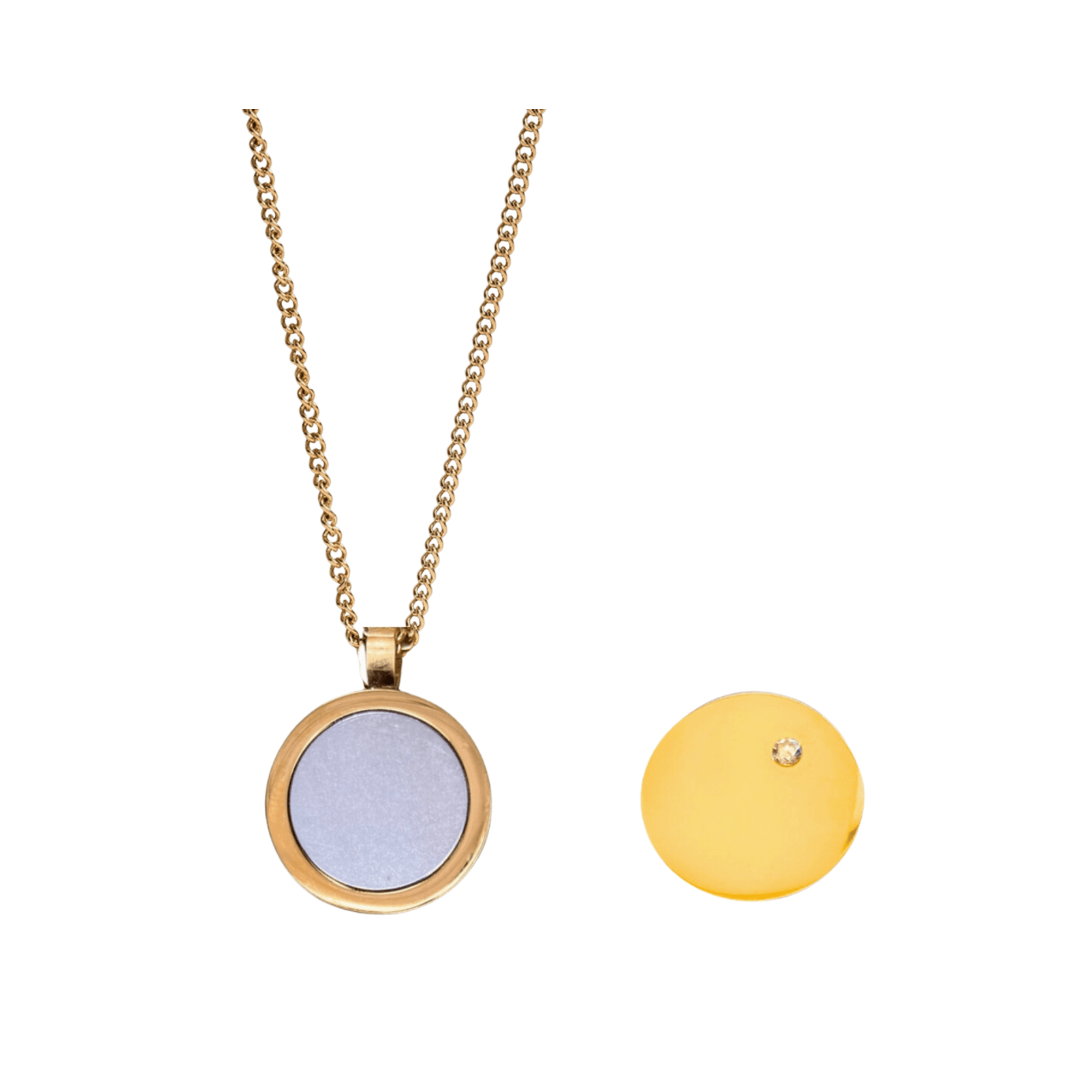 Women’s Classy Golf Ball Marker Necklace with Rhinestone | Design for the PPL