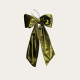 Chartreuse Velvet Bows