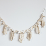 Cream Velvet Bow Garland
