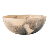Lucente Resin Matte Limestone Salad Bowl